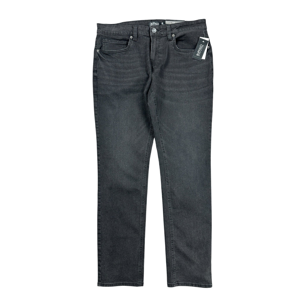 Buffalo David Bitton Ash Slim Stretch Jean in Black Sanded — Size 36x32