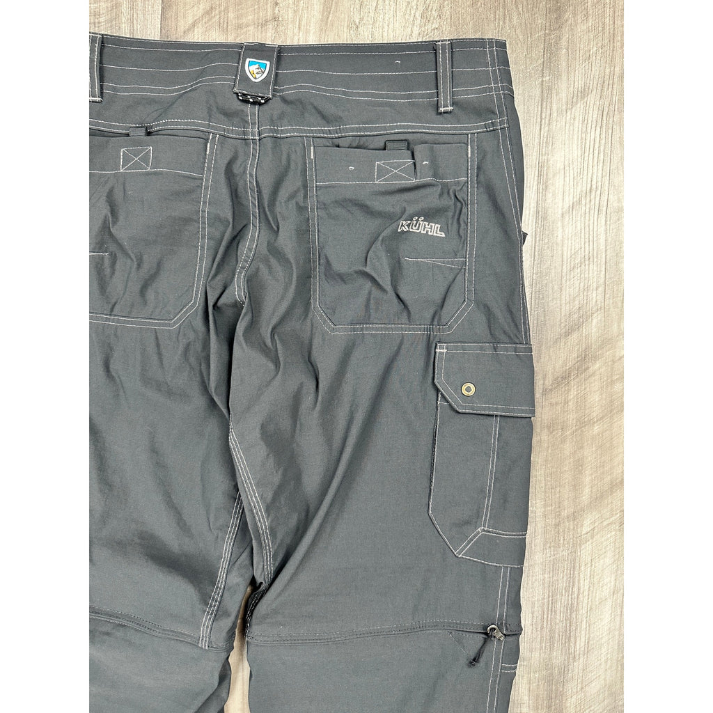 Kuhl Renegade Convertible Cargo Pants in Charcoal — Size 32x34 // Preowned