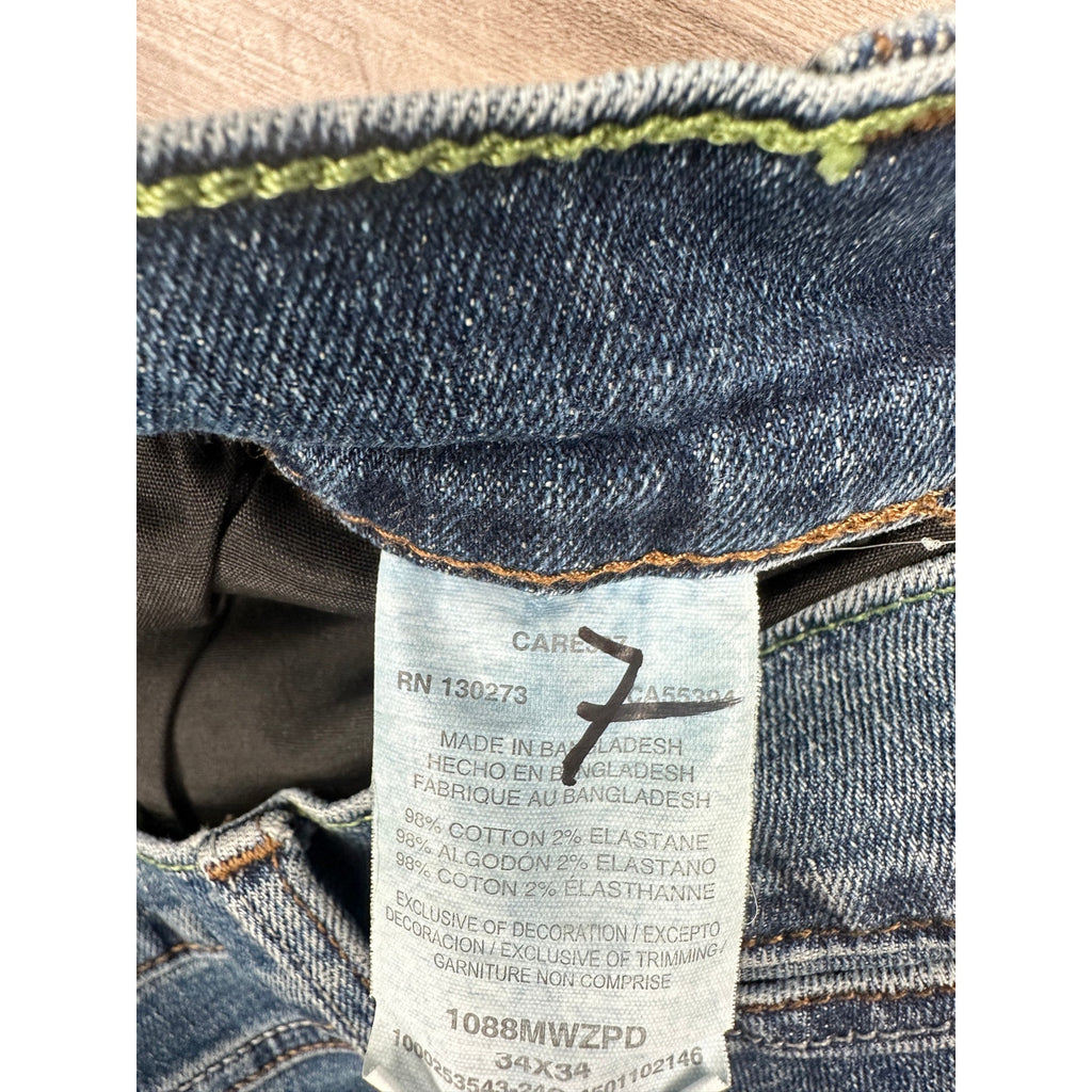 Wrangler Retro Slim Straight Jean in Blue — Size 34x34 // Preowned