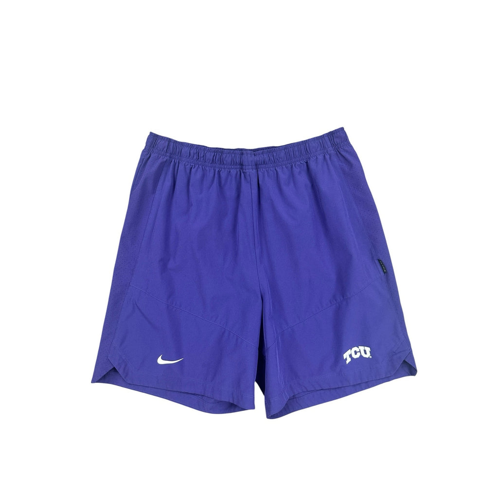 Nike TCU Horned Frogs Dri-FIT On-Field Athletic Shorts in Purple — Size Large // Preowned