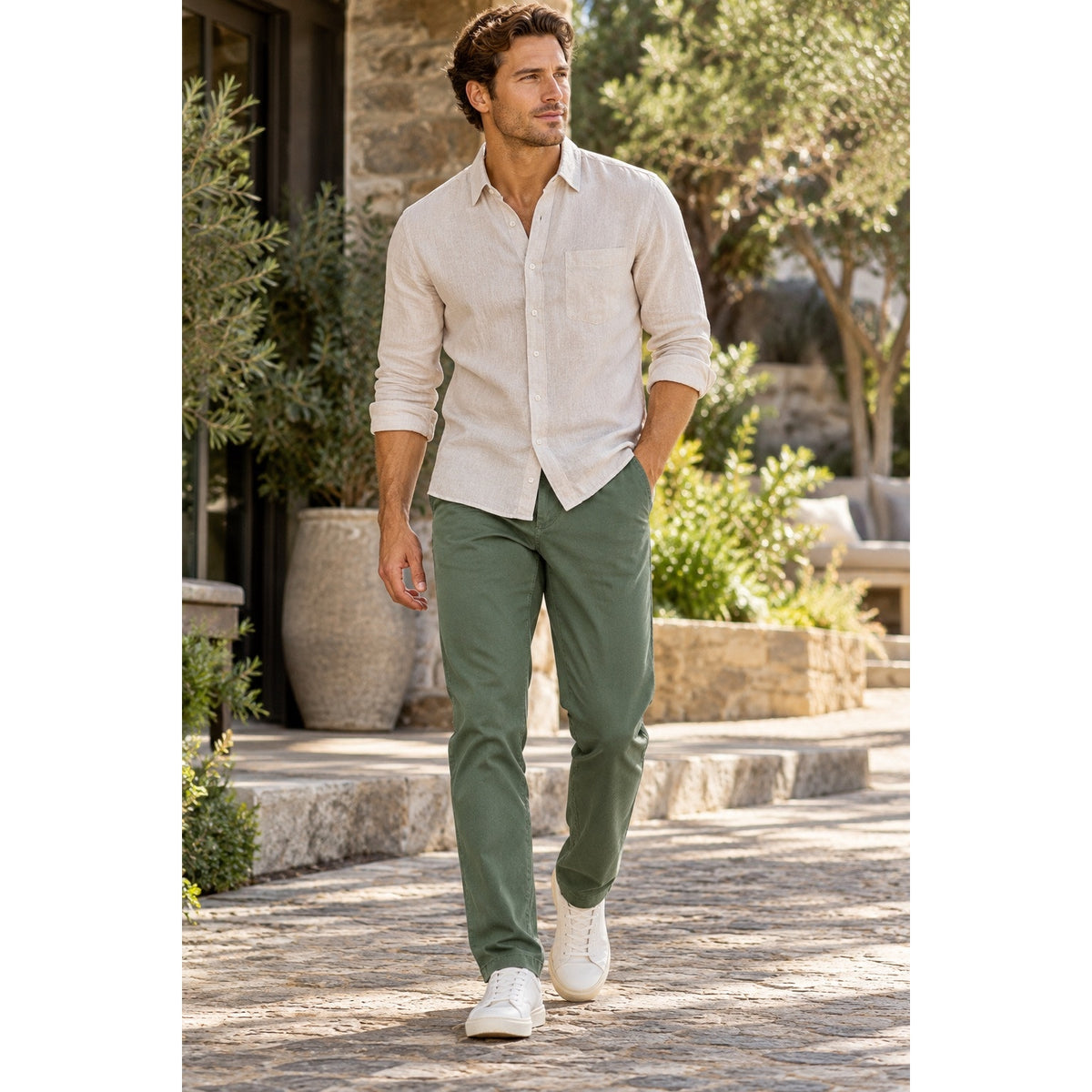 Liverpool Chino Twill Trouser Jeans — Size 38x32 // Preowned