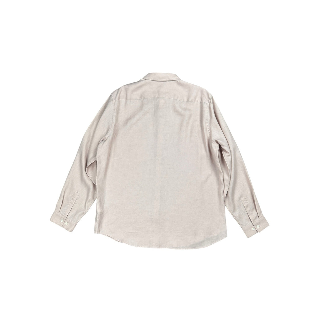 Theory Irving PA Precise Linen 2 Long Sleeve Button Down Shirt — Size 2XL