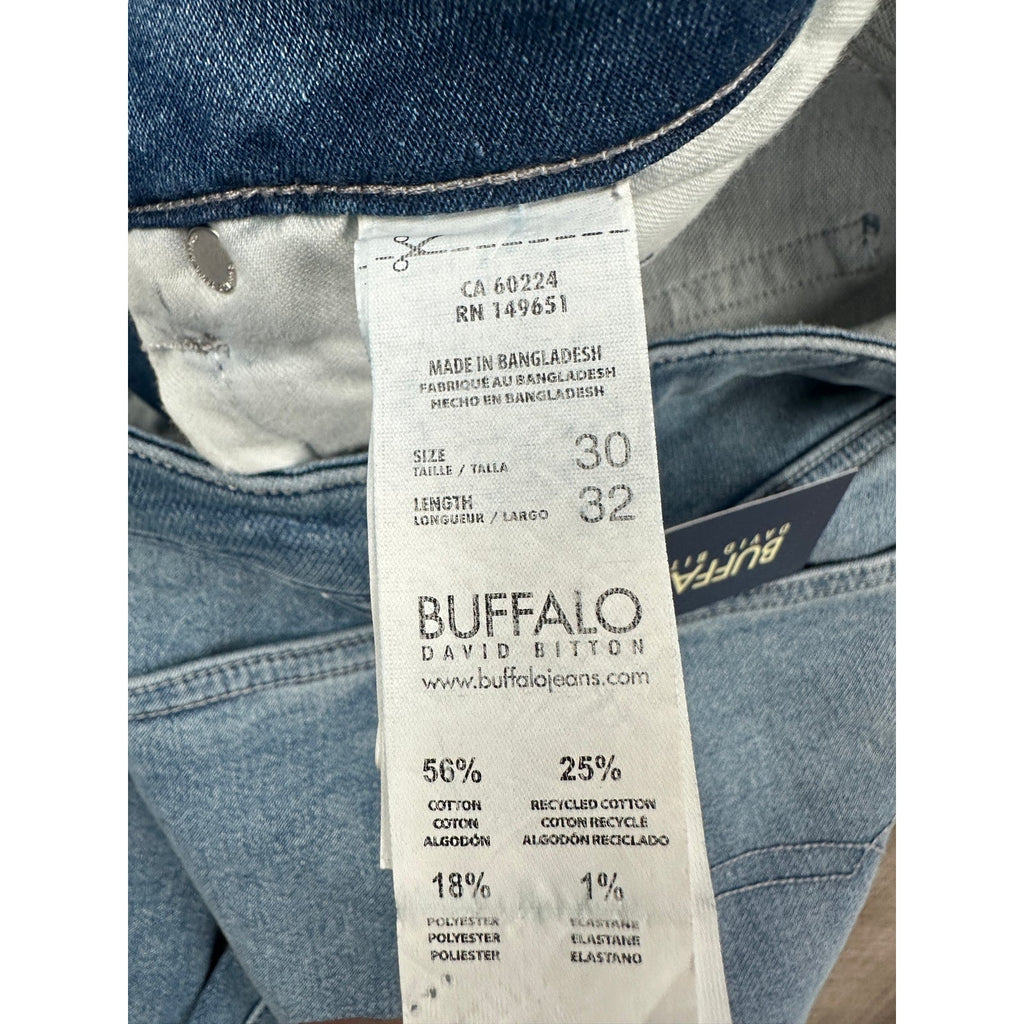 Buffalo David Bitton Straight Six Freedom Flex Jeans — Size 30x32