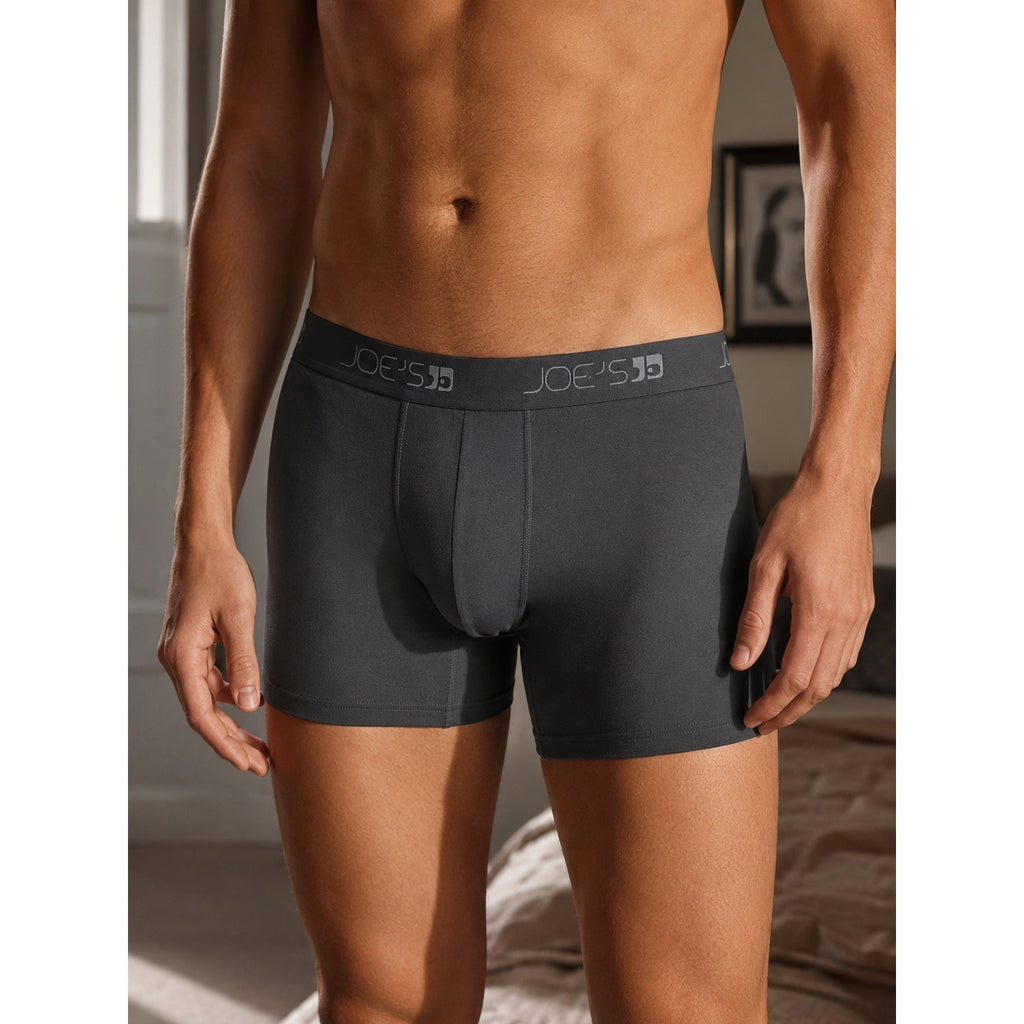 Joe's Jeans Everyday Luxe Soft Stretch Boxer Brief 5-Pack in Gray — Size Large