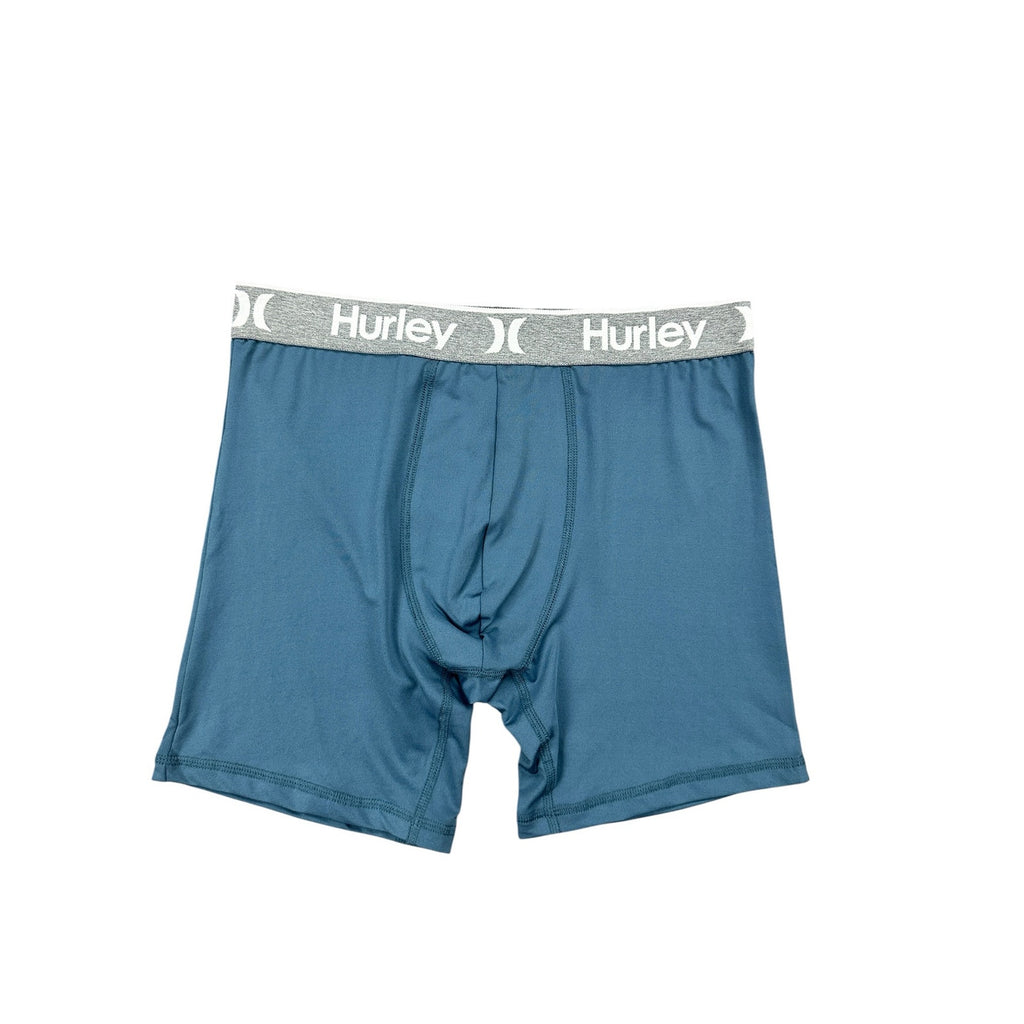 Hurley 6-Inch No Fly Pouch Sweat Wicking Boxer Briefs 5-Pack — Size Small