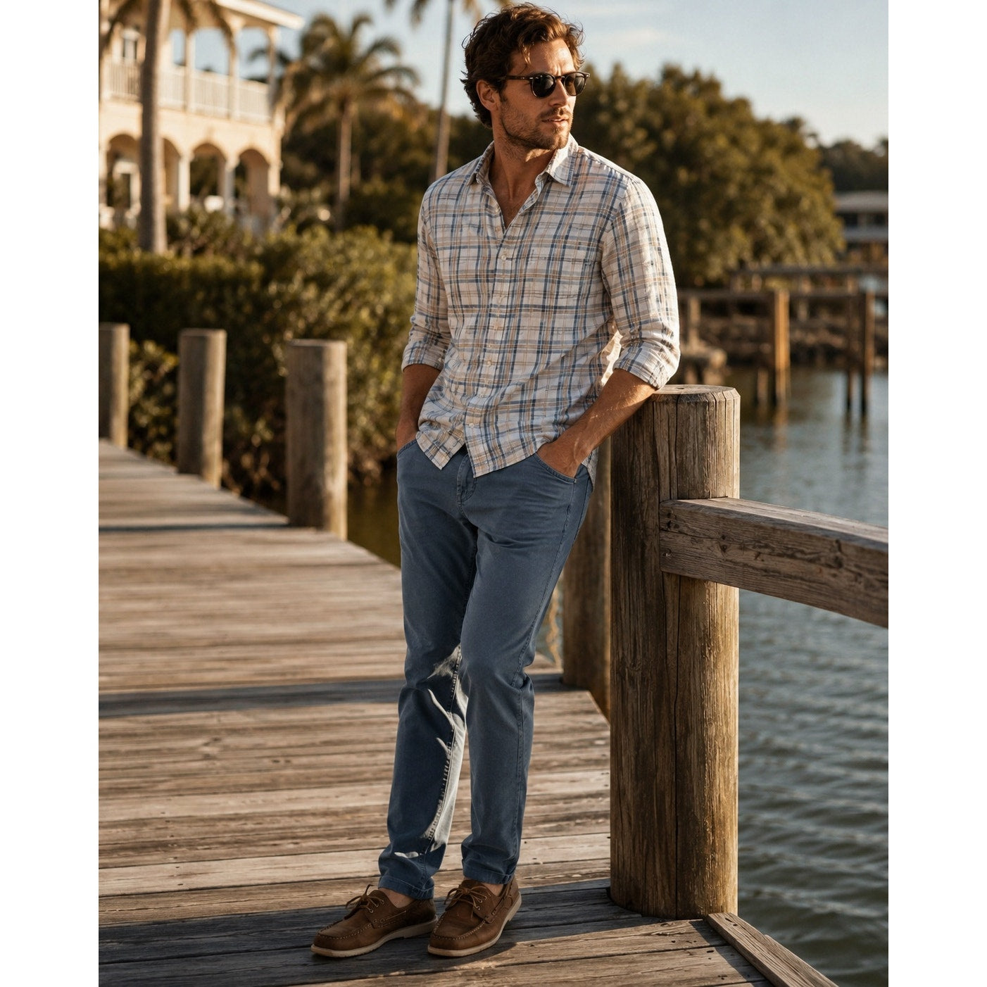 Faherty Comfort Twill 5 Pocket Pants in Navy — Size 31 // Preowned