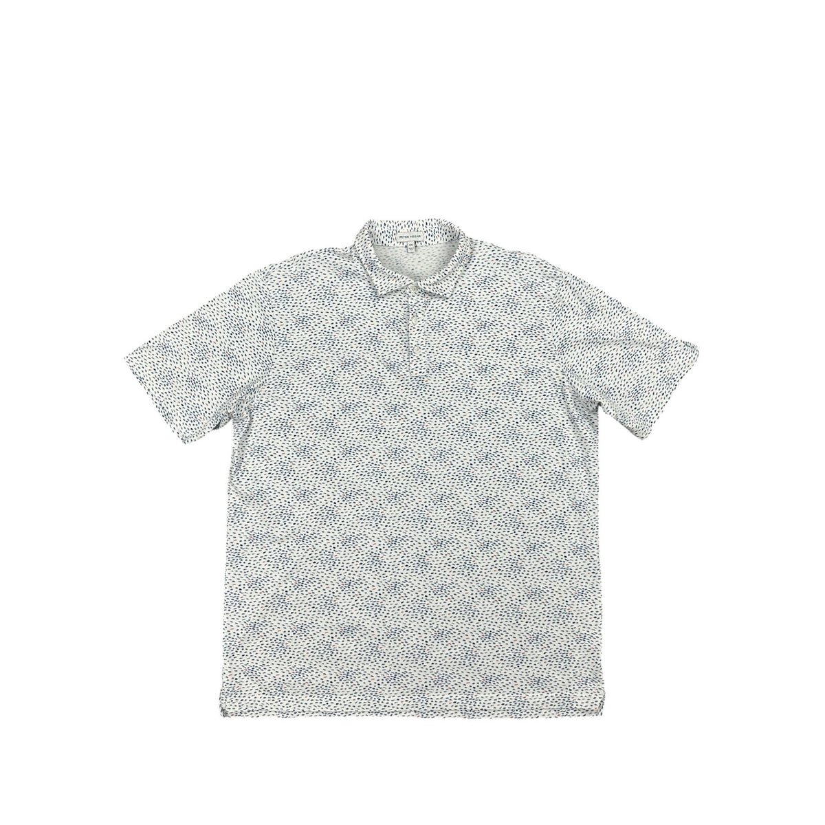 Peter Millar Crown Pilot Mill Ocean Traffic Fish Pima Cotton Golf Polo — Size 2XL // Preowned
