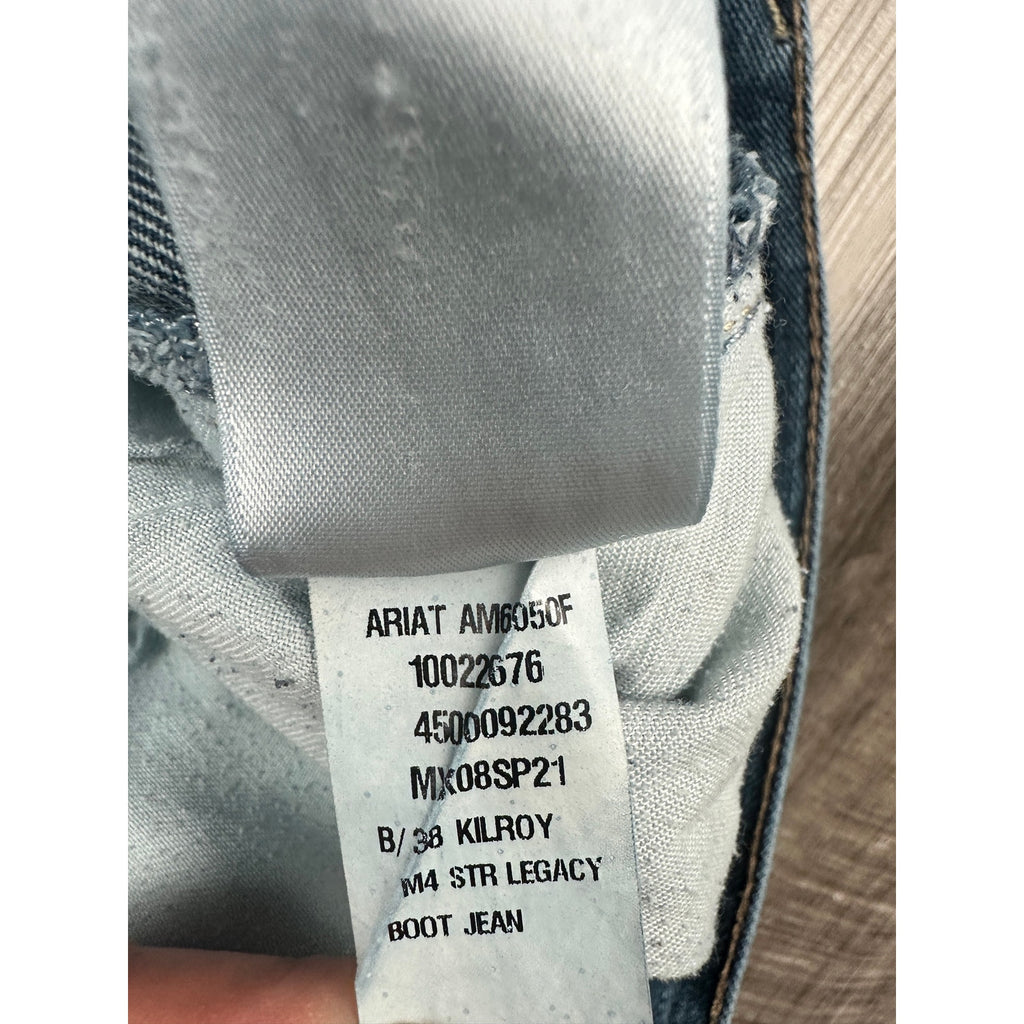Ariat Legacy Kilroy M4 Relaxed Bootcut Jeans in Blue — Size 44x30 // Preowned