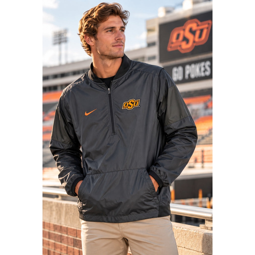 Nike Oklahoma State Cowboys Storm-Fit Windbreaker Jacket — Size Medium // Preowned