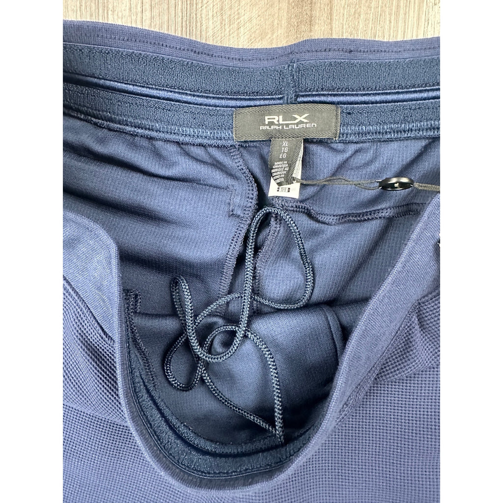 RLX Ralph Lauren Performance Waffle-Knit Jogger Pants in Navy — Size XL