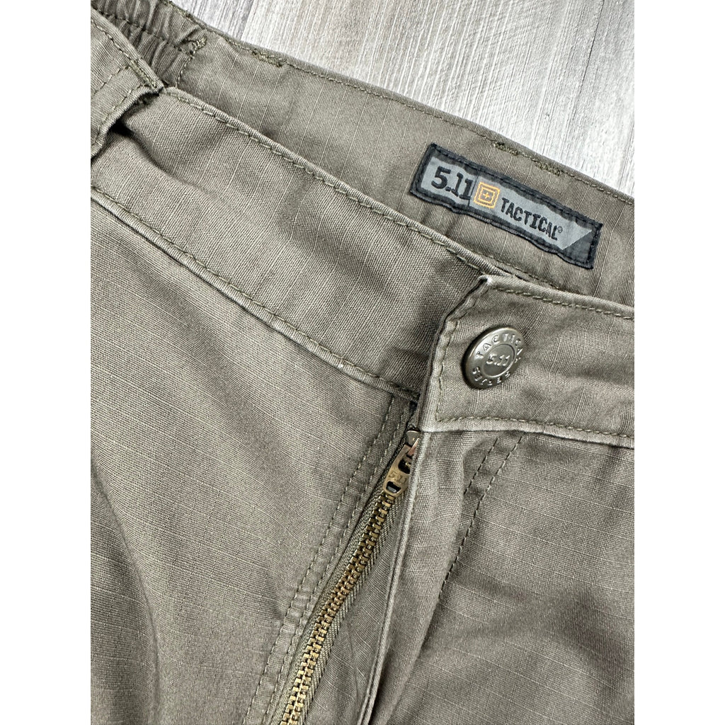 5.11 Tactical Regular Fit Taclite Pro Ripstop Cargo Pants in Olive Brown — Size 32x32 // Preowned