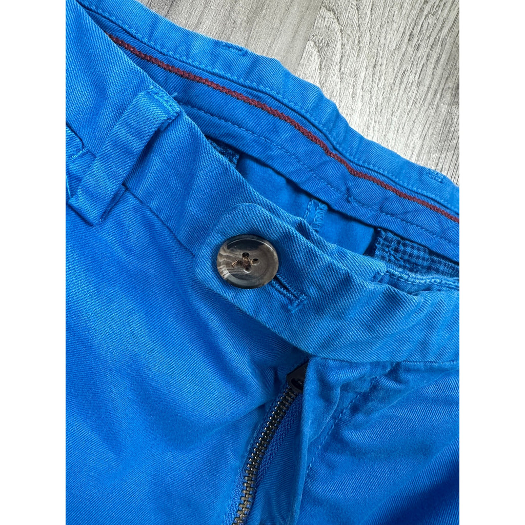 Brooks Brothers Red Fleece Garment Dyed Stretch Chino Pants in Blue — Size 36x30 // Preowned