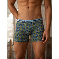 Papi Microfiber Boxer Briefs 4-Pack in Black — Size Medium