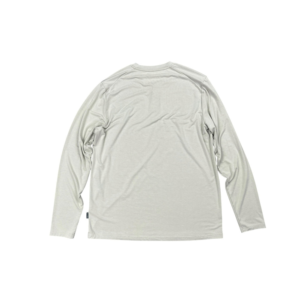 Free Fly Bamboo Flex Long Sleeve Henley in Beige Tan — Size Large // Preowned