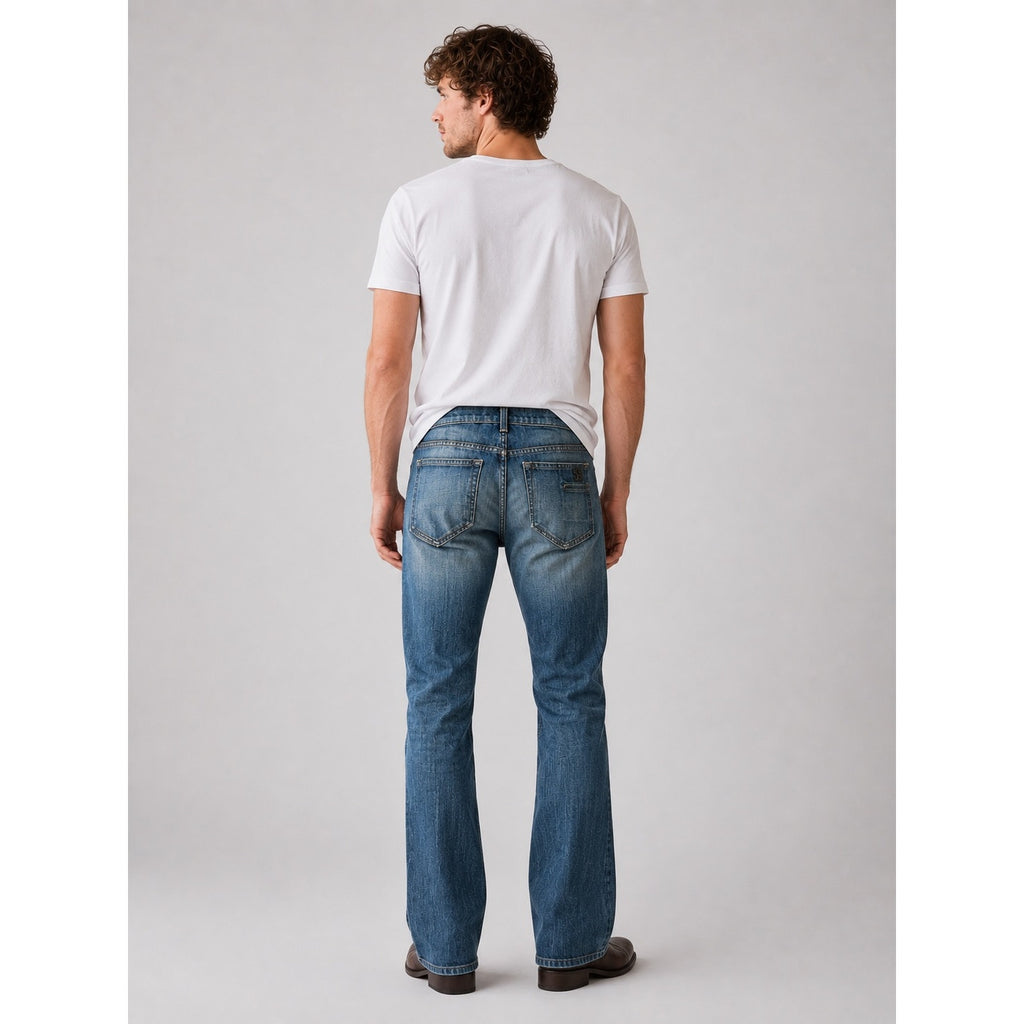 Joe's Jeans The Rocker Slim Bootcut Jean in Medium Wash — Size 36