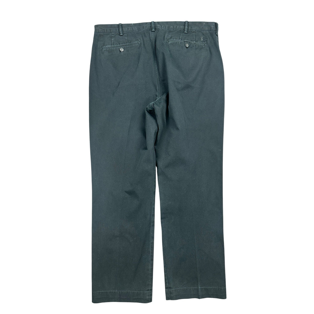 Polo Ralph Lauren Classic Fit Cotton Twill Chino Pants in Black — Size 38 // Preowned