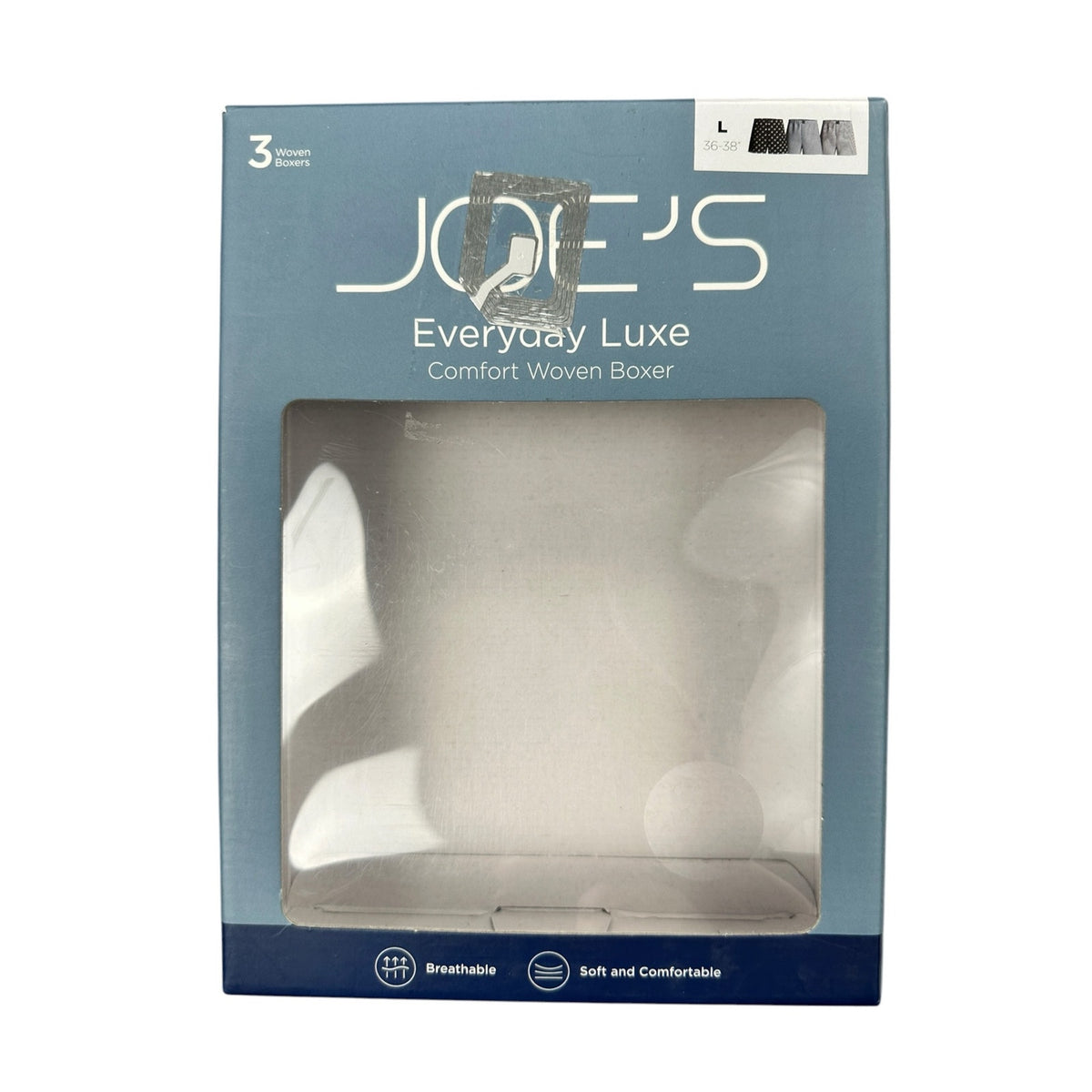 Joe's Jeans Everyday Luxe Comfort Woven Boxers - 3 Pack — Size Large