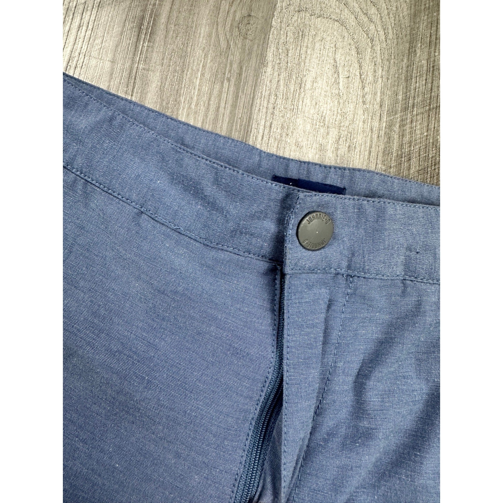 Johnnie-O Dawn 2 Dusk Hybrid Shorts in Shadow Blue — Size 36