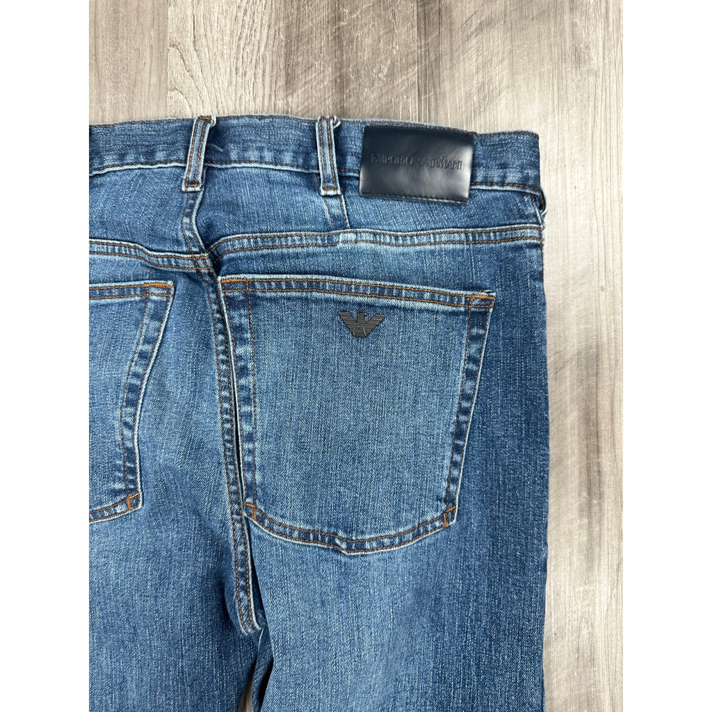 Emporio Armani J31 Regular Straight Leg Jeans — Size 34x32 // Preowned
