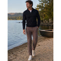 Mizzen+Main Helmsman Performance Slim Fit Chino Pants in Brown — Size 34x32 // Preowned