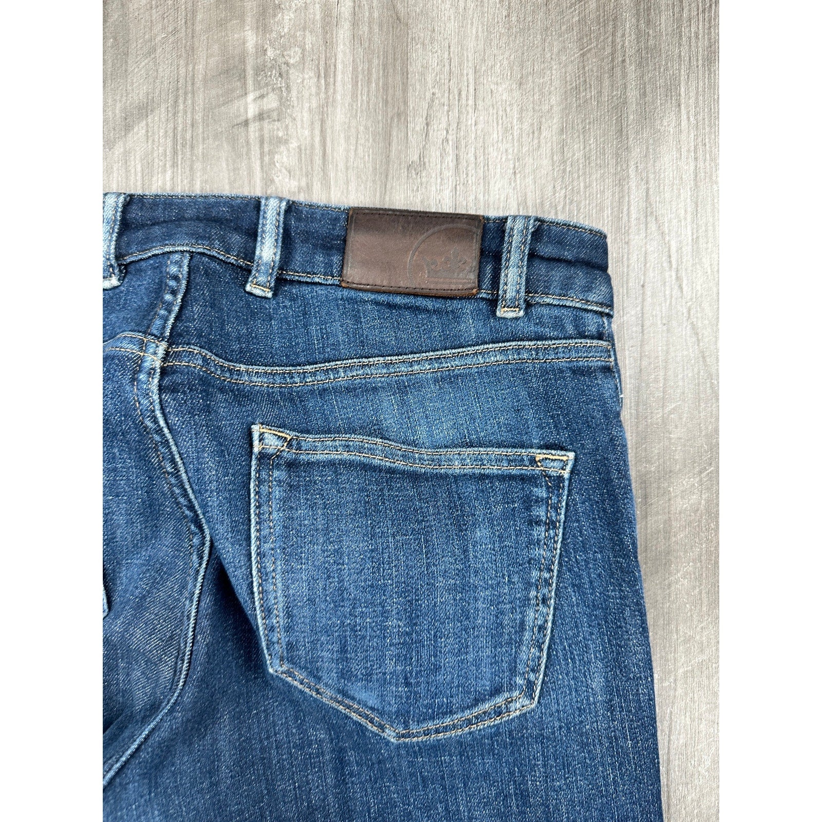 Peter Millar Vintage Washed 5 Pocket Denim Jeans in Blue — Size 32 // Preowned
