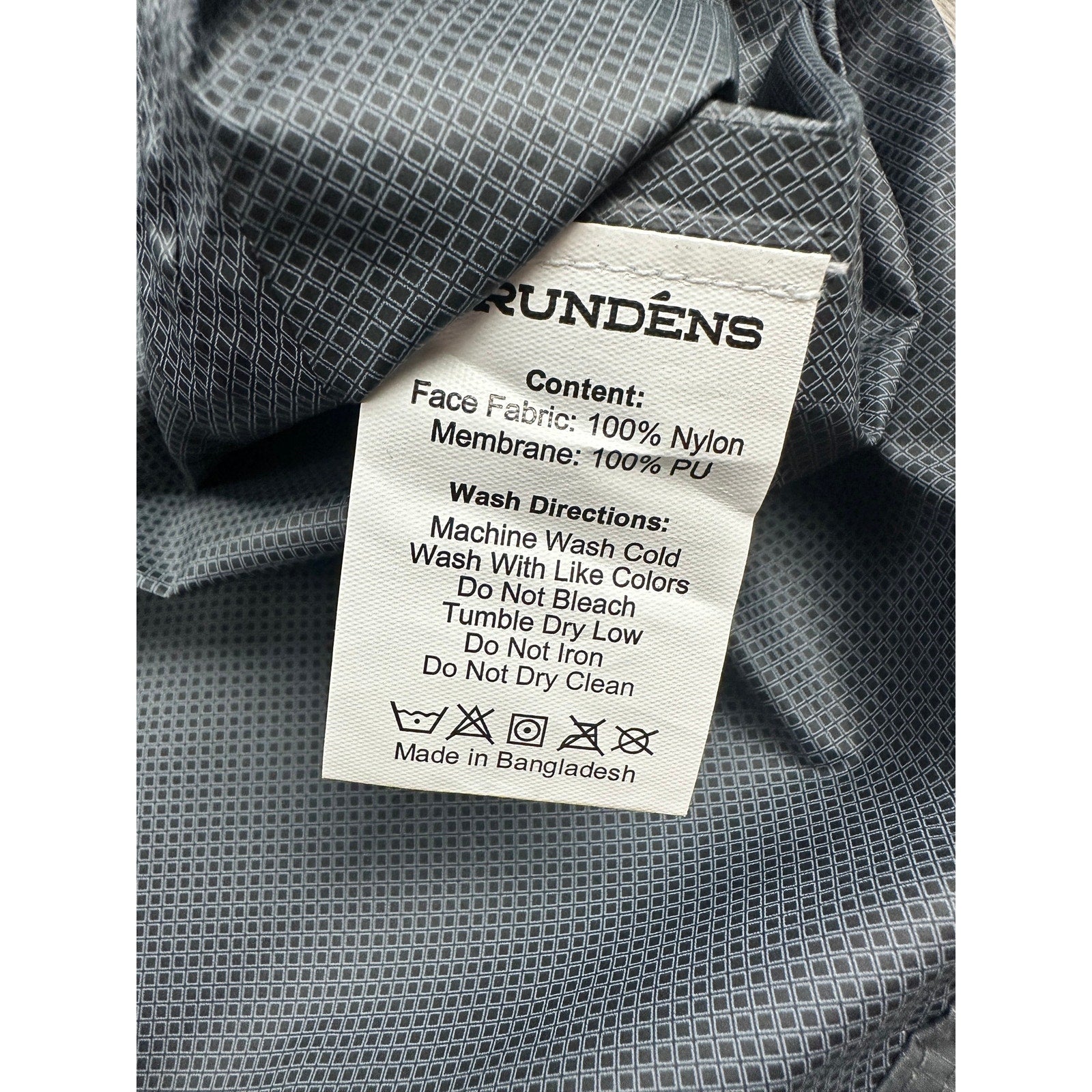Grundens Trident Ripstop Hooded Jacket in Coastal Blue — Size Medium
