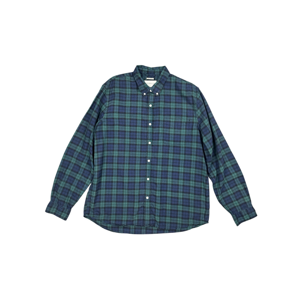 Ralph Lauren Denim & Supply Y2K Plaid Regular Fit Long Sleeve Button Down Shirt — Size XL // Preowned