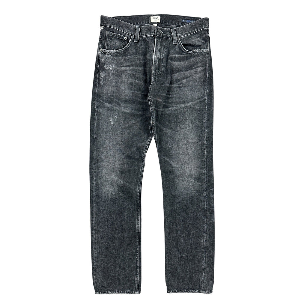 Citizens of Humanity Bowery Standard Slim Jeans in Black — Size 30 // Preowned