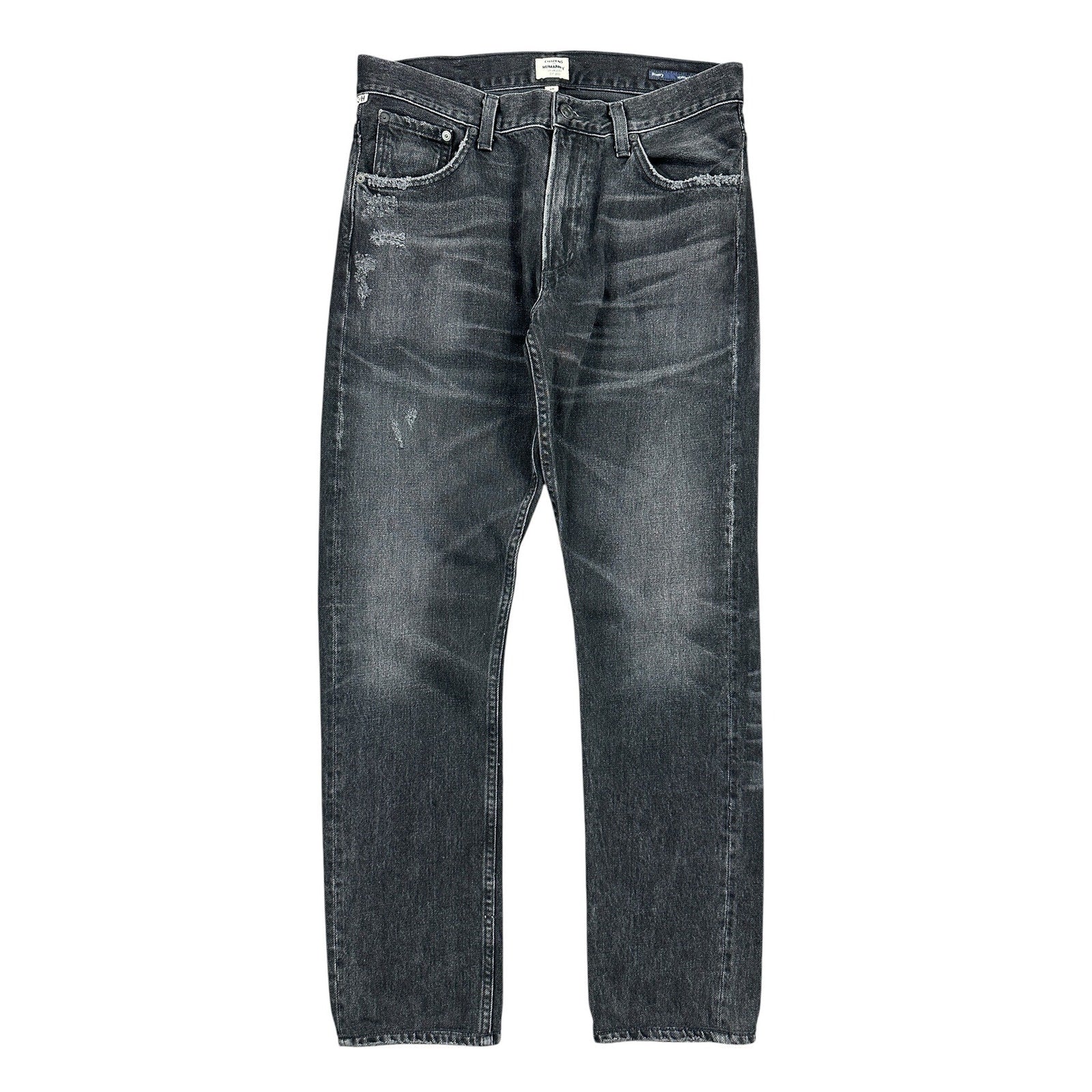 Citizens of Humanity Bowery Standard Slim Jeans in Black — Size 30 // Preowned