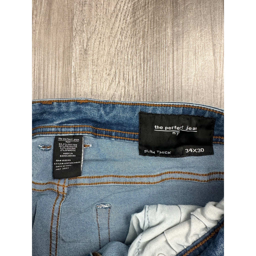 TPJ The Perfect Jean NYC Slim Thick Jean in Blue — Size 34x30 // Preowned