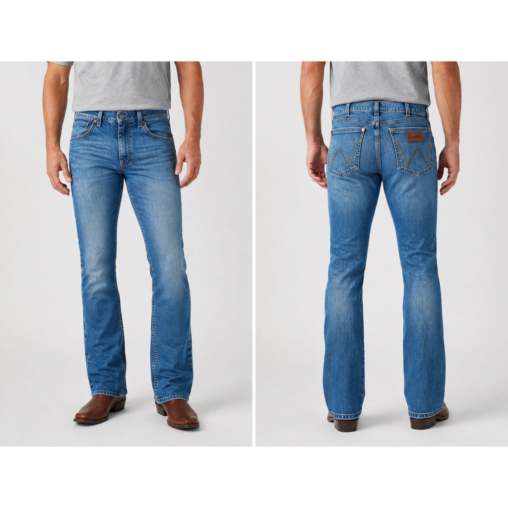 Wrangler RETRO Slim Bootcut Jeans in Blue — Size 30x32 // Preowned