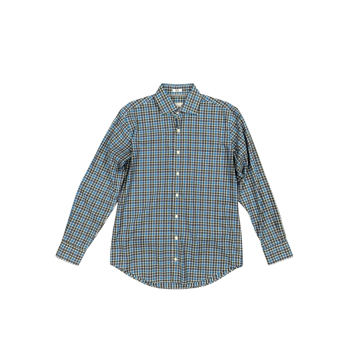 Peter Millar Crown Soft Plaid Classic Fit Long Sleeve Button Down Shirt — Size Medium // Preowned