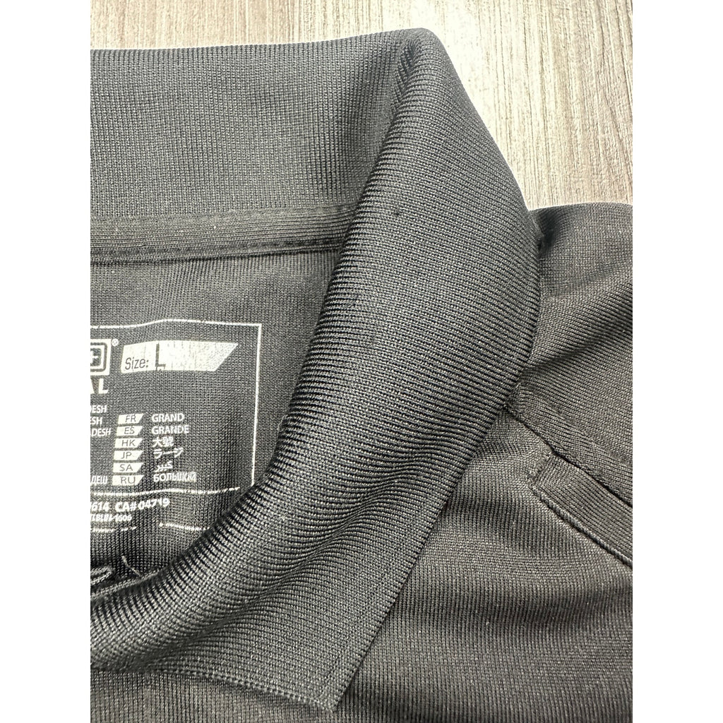 5.11 Tactical Performance Short Sleeve Polo in Black — Size Large // Preowned