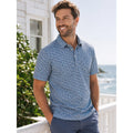 Johnnie-O Cannon Hangin' Out Polo in Barbados Blue — Size XL // Preowned