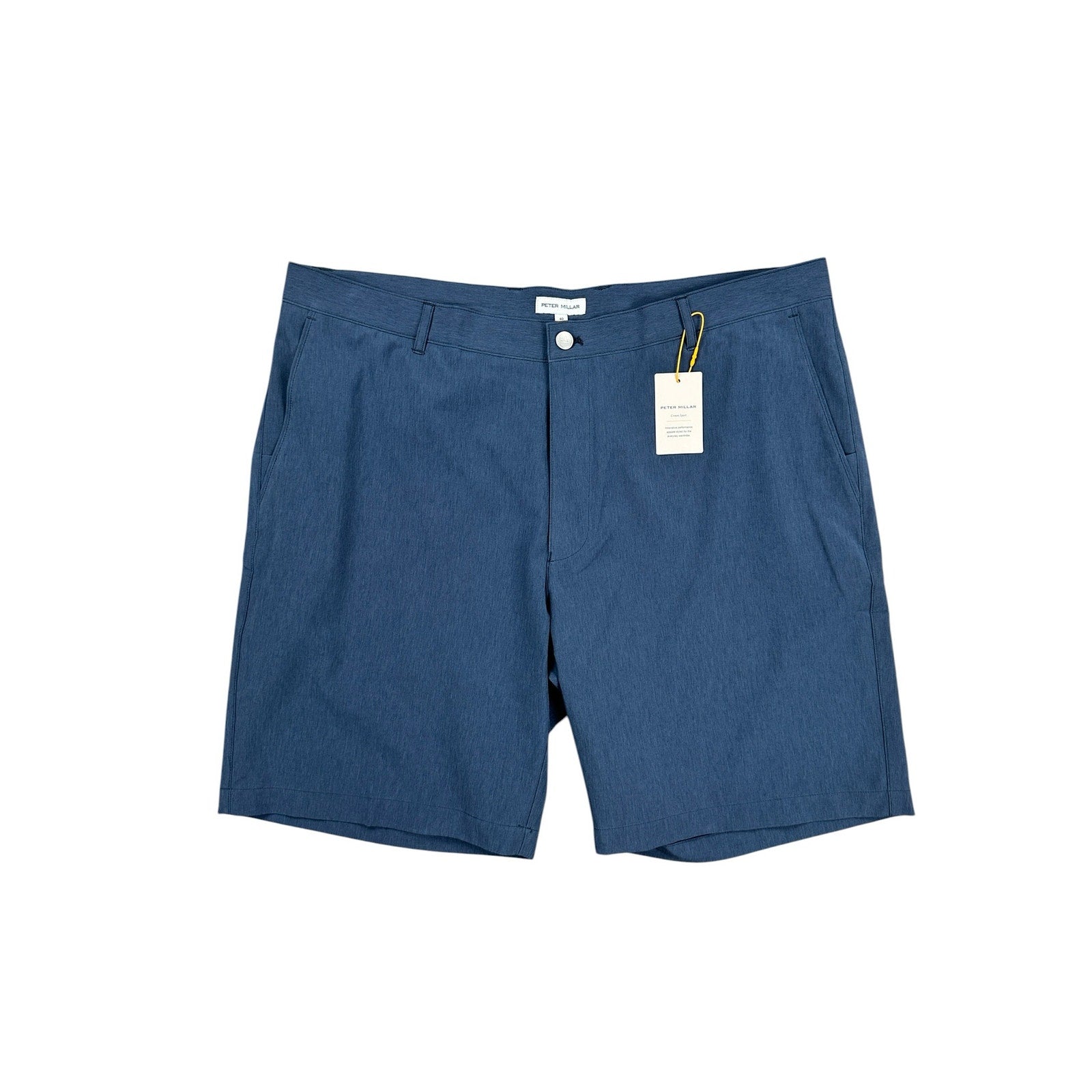 Peter Millar Shackleford Classic Fit Performance Golf Shorts in Navy — Size 40