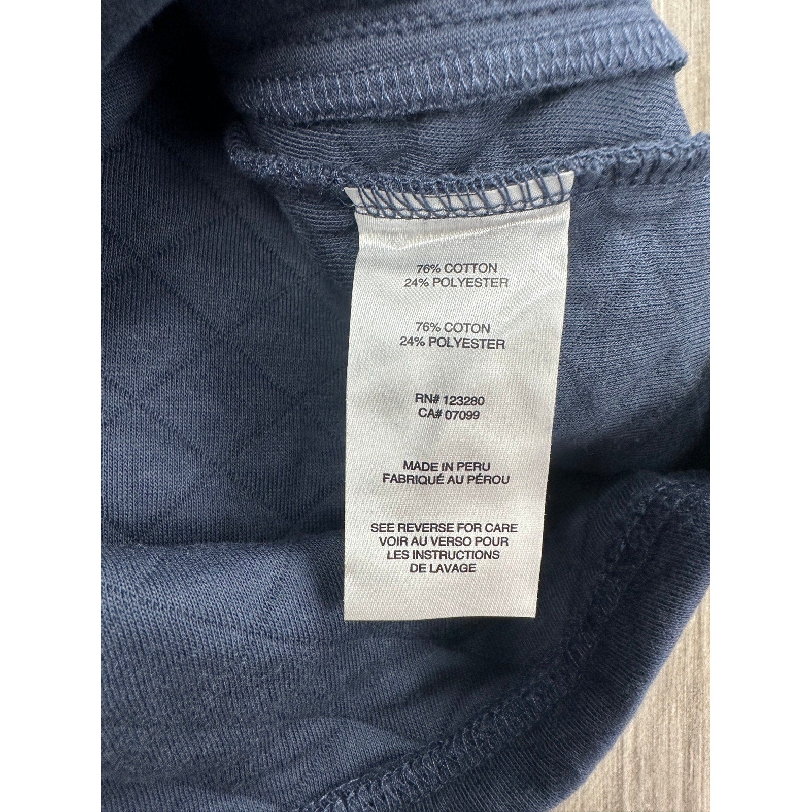 Travis Mathew Transatlantic Quarter Button Pullover in Total Eclipse — Size Small