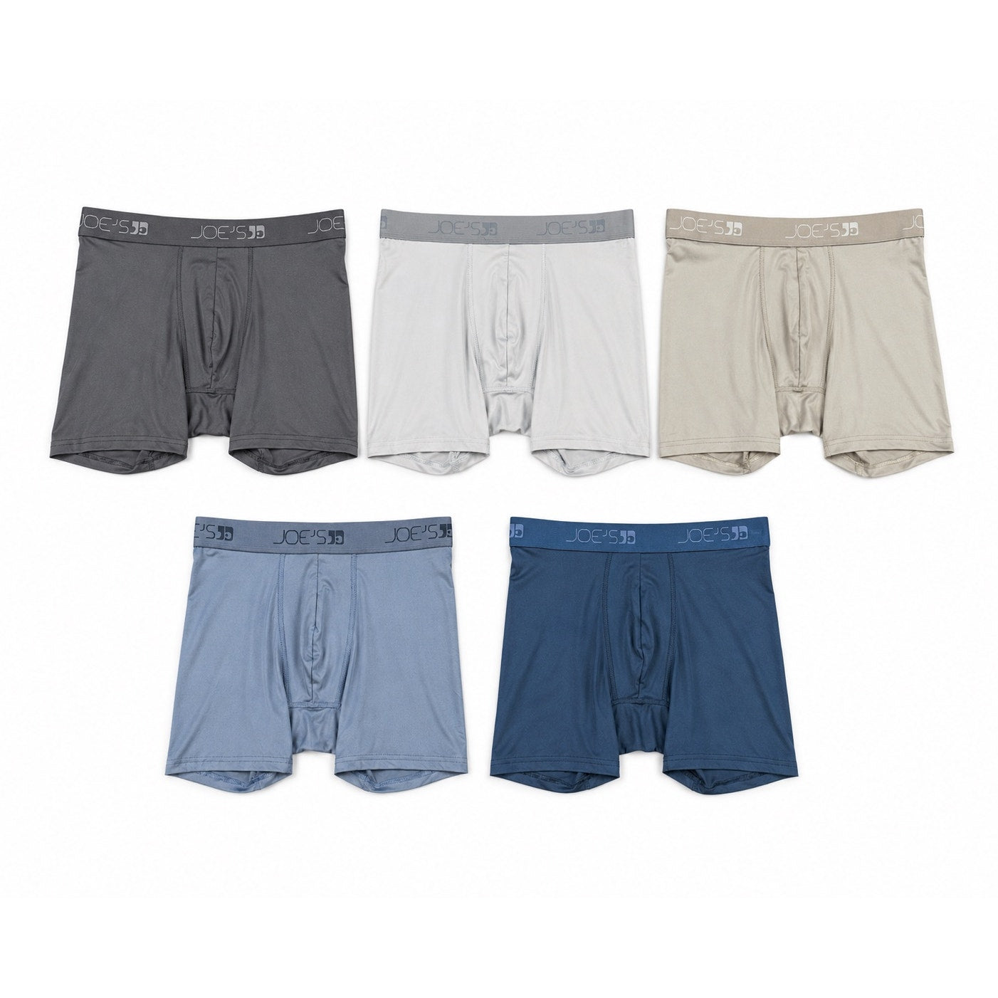 Joe's Jeans Everyday Luxe Soft Stretch Boxer Brief 5-Pack in Navy — Size Medium