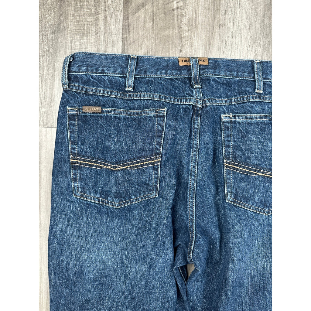 Ariat M4 Low Rise Legacy Boot Cut Jean in Roadhouse — 38x32 // Preowned