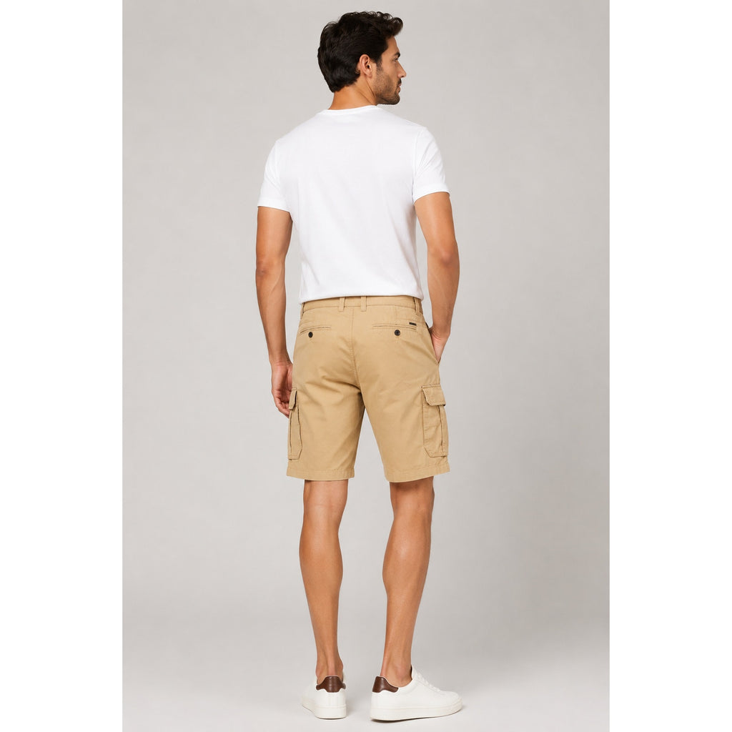 Buffalo David Bitton Hormoz Tan Bronzer Cargo Shorts - 36