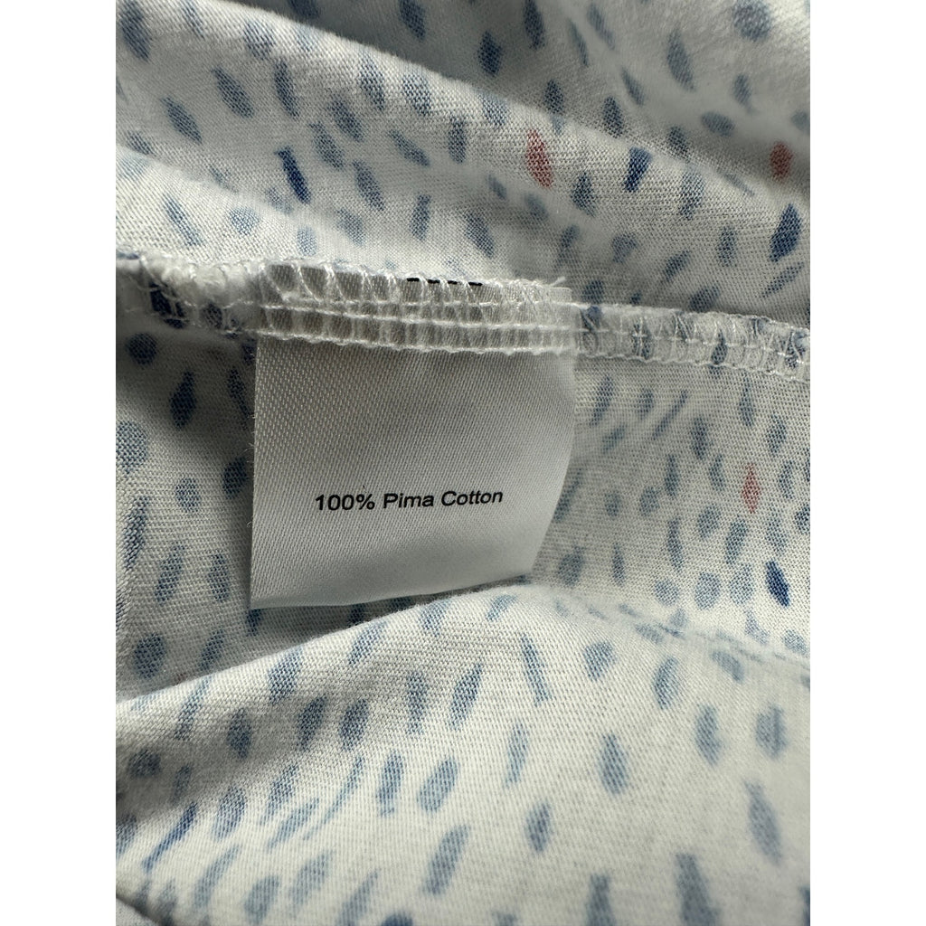Peter Millar Crown Pilot Mill Ocean Traffic Fish Pima Cotton Golf Polo — Size 2XL // Preowned