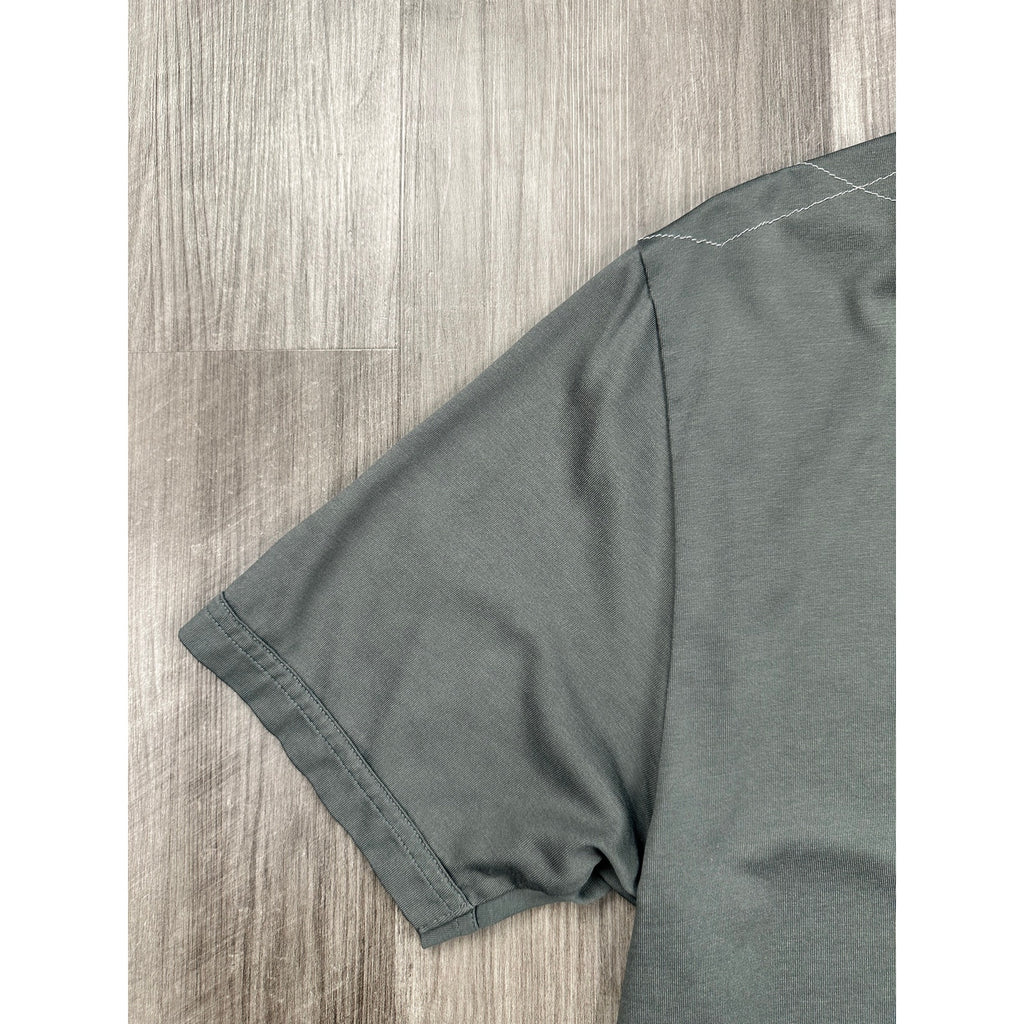 Travis Mathew Diamond Stitched Golf Polo Gray Pima Cotton — Size Medium