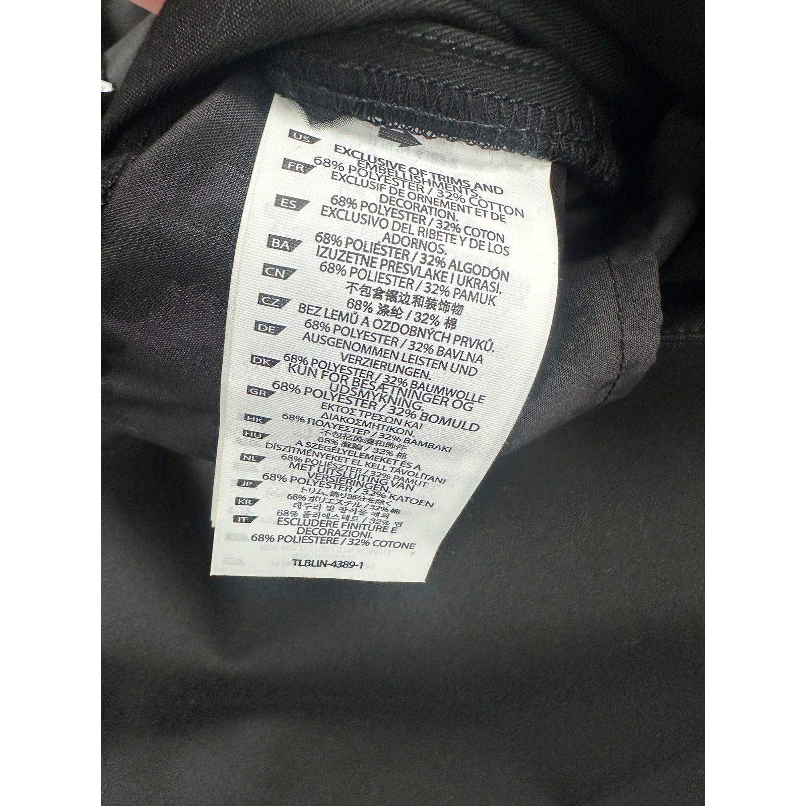5.11 Tactical Edge 2.0 Straight Fit Chino Pants in Black — Size 44x32