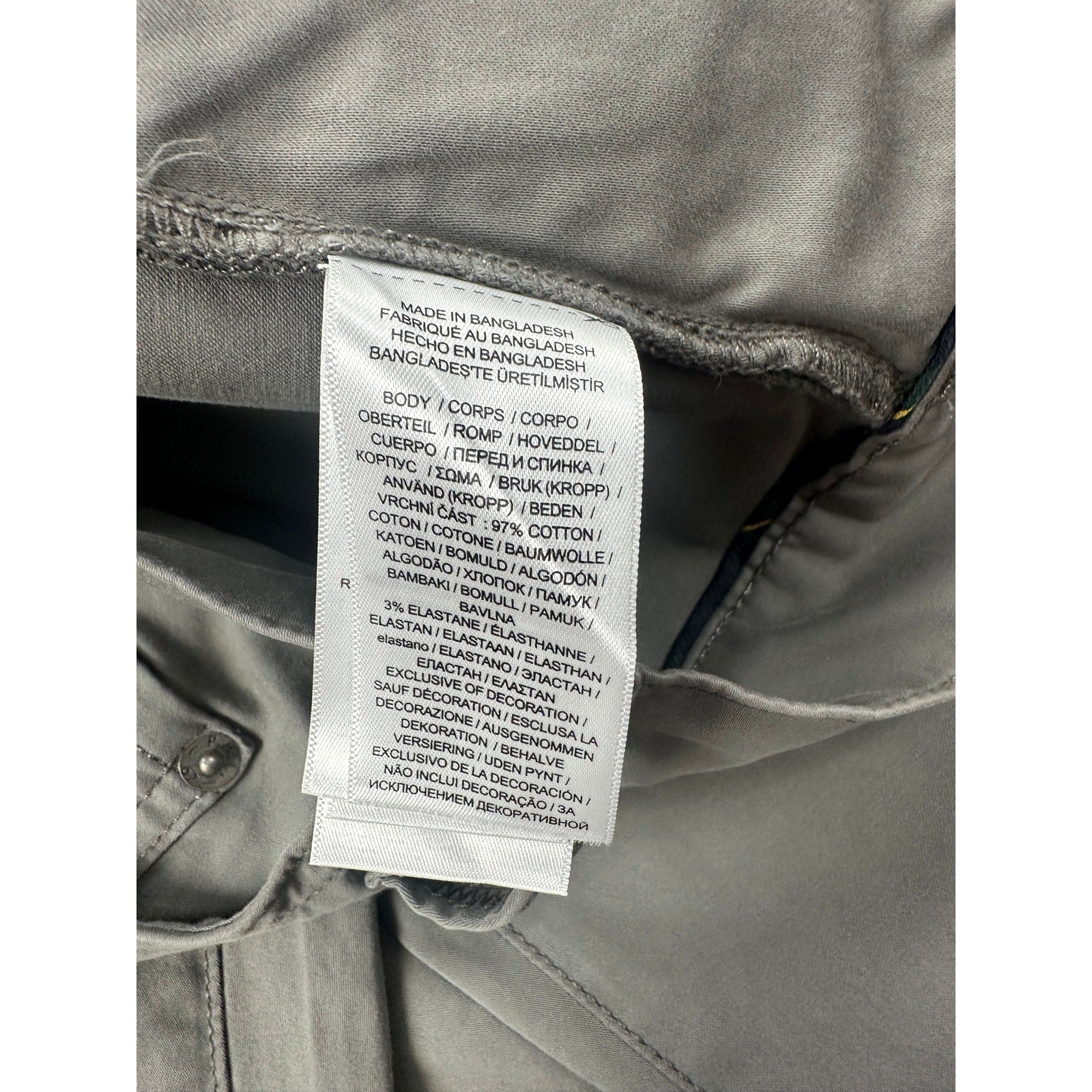 Polo Ralph Lauren The Varick Slim Straight Stretch Pants in Grey — Size 40x30