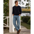 Polo Ralph Lauren Hampton Relaxed Straight Jeans in Blue — Size 38x30 // Preowned