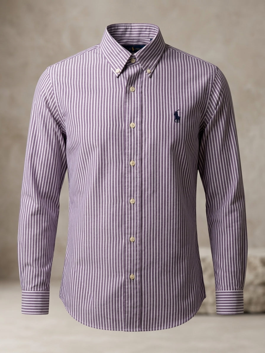 Polo Ralph Lauren Classic Fit Performance Stripe Button-Down — Large