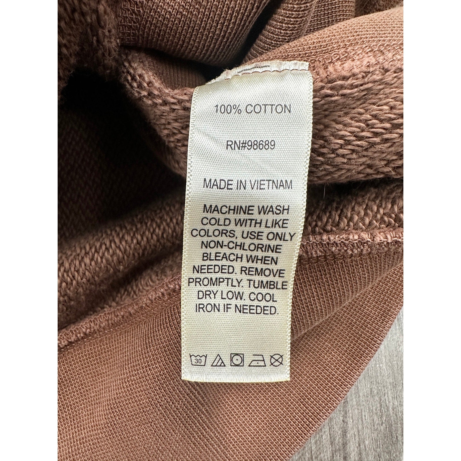 Todd Snyder x Champion Relaxed French Terry Hoodie in Brown — Size XL // Preowned