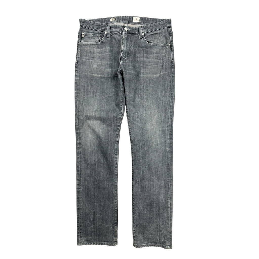 AG Adriano Goldschmied The Graduate Tailored Leg Jean in Gray — Size 34 // Preowned