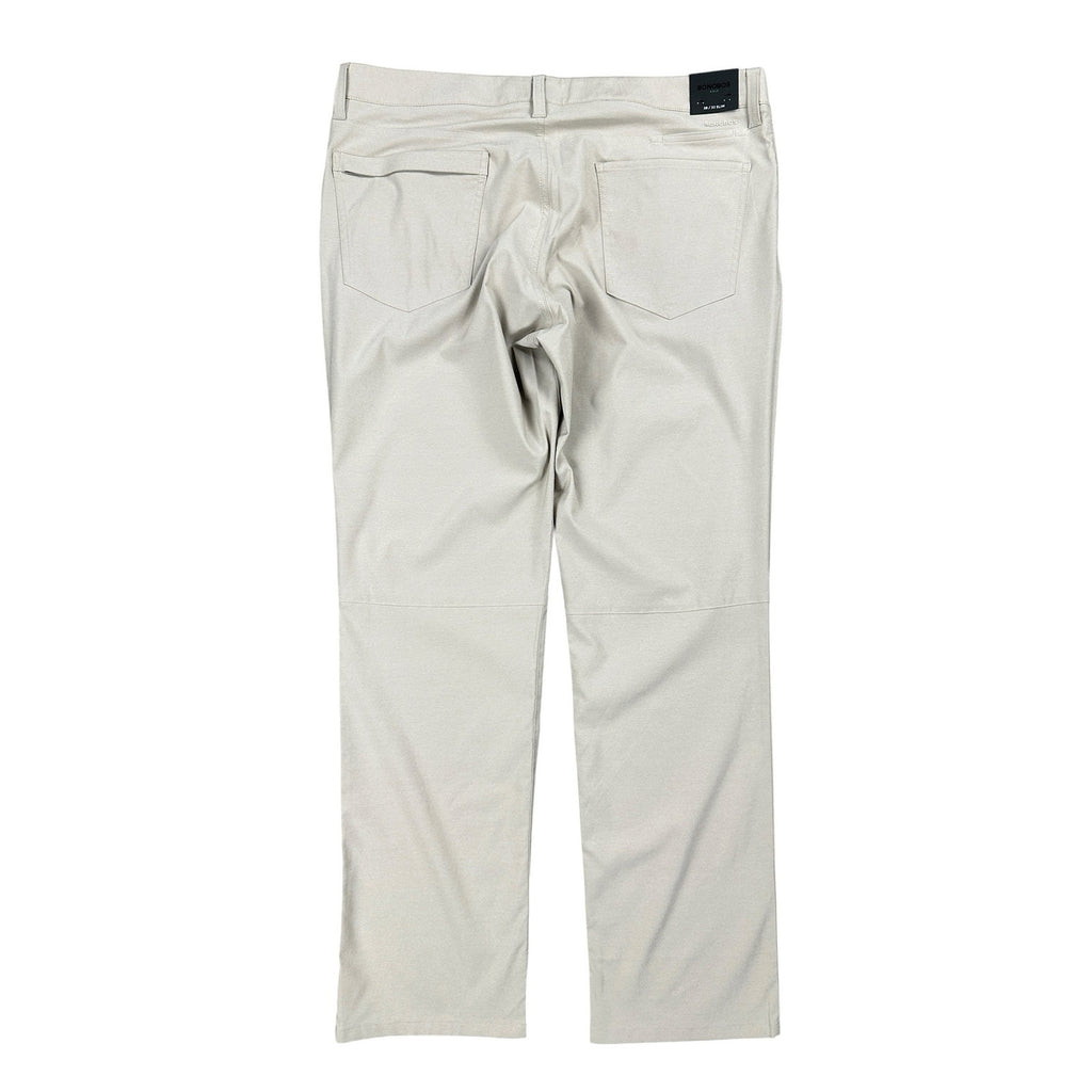 Bonobos Golf Performance Slim Fit Pants in Khaki Stone — Size 38x32