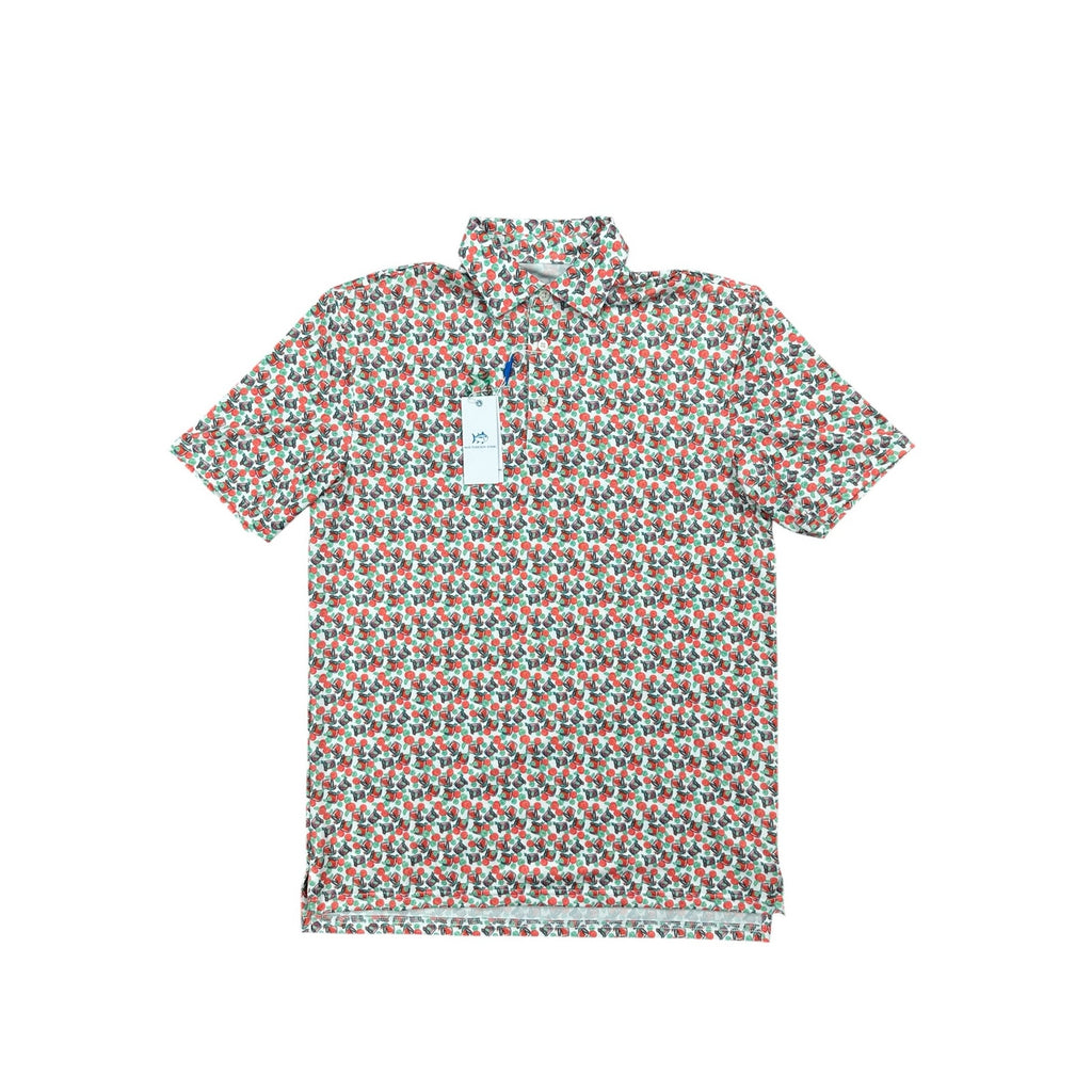Southern Tide Driver Paloma Paradise Polo — Size Small