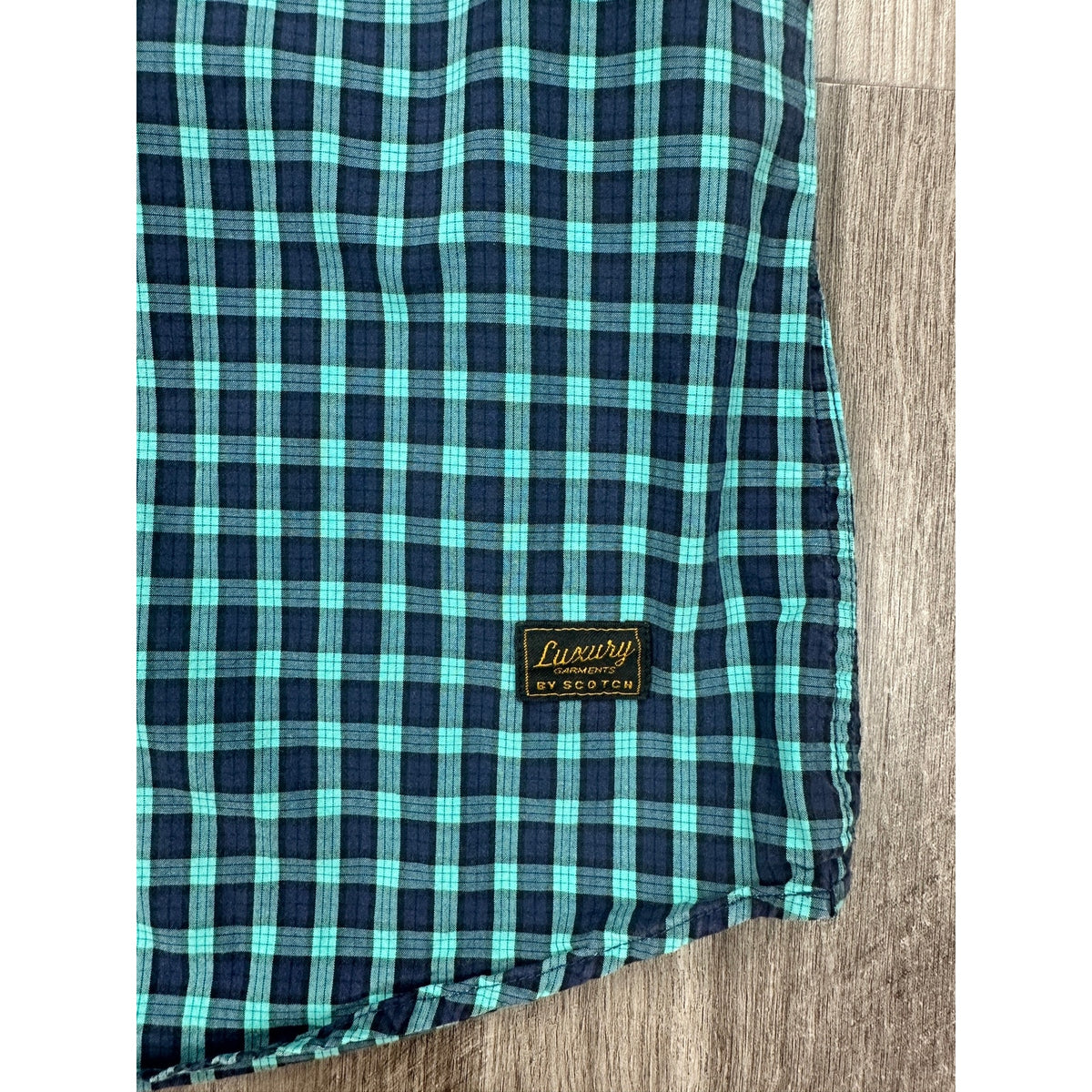 Scotch & Soda True Gentleman Plaid Long Sleeve Button Down Shirt — Size Large // Preowned